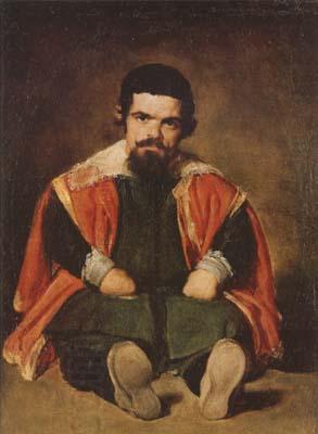 Diego Velazquez A Dwarf Sitting on the Floor (mk08) oil painting picture